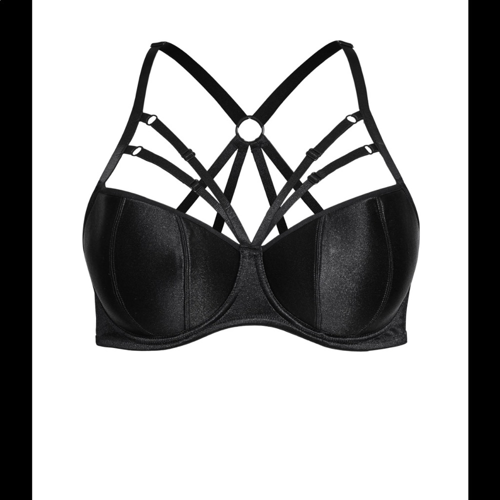 Black sexy bra
